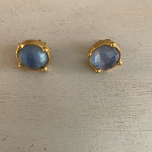 Julie Vos Aqua blue studs